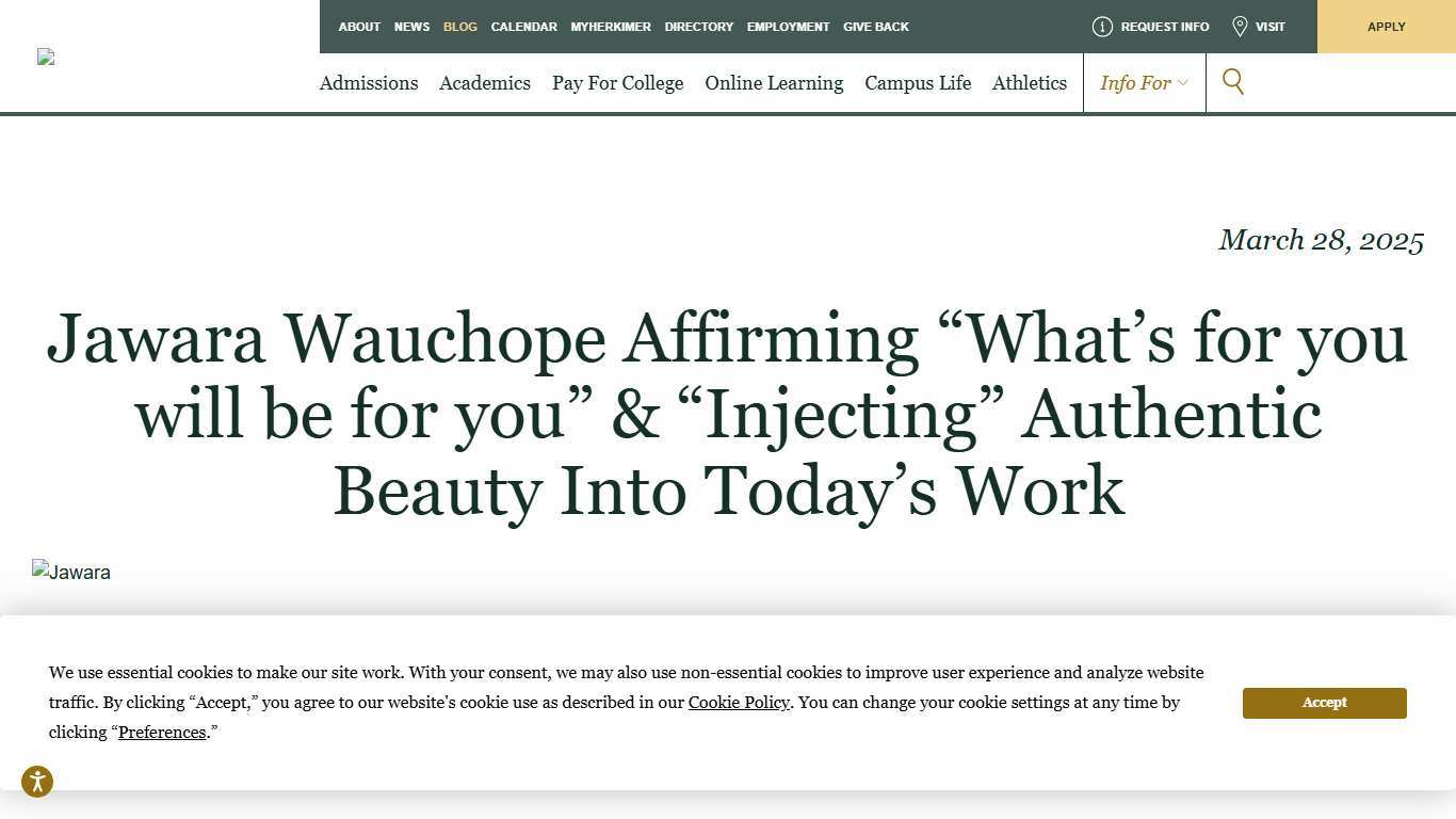 Jawara Wauchope Affirming “What’s for you will be for you” & “Injecting” Authentic Beauty Into Today’s Work HCCC